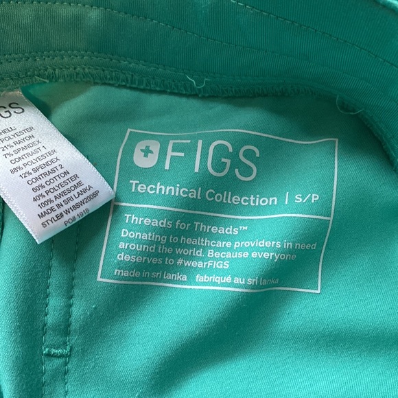 Figs small petite Zamora jogger - surgical green - Picture 2 of 4